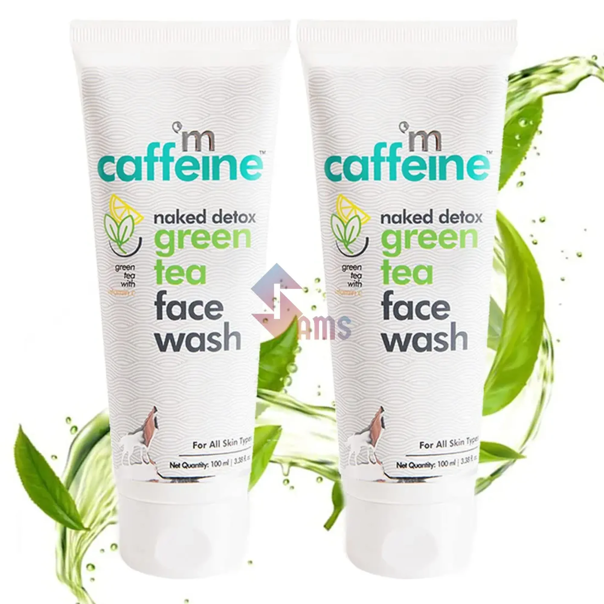 Mcaffeine green tea face wash 100 pk2.webp